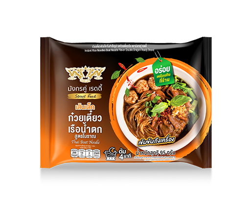 Double Dragon Instant Rice Noodles Boat Noodle Flavor (Pouch)